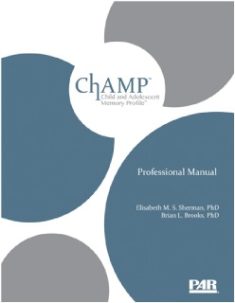 Child and Adolescent Memory Profile | ChAMP - Schoolhouse Educational ...