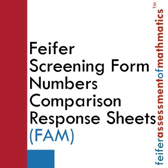product image Feifer Assessment of Math Screening Form Numbers Comparison Sheets