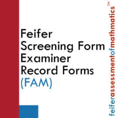 Feifer Assessment of Math (FAM) - Examiner Record Forms Product Image