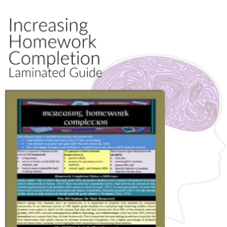 Increasing Homework Completion Laminated Guide Product Image