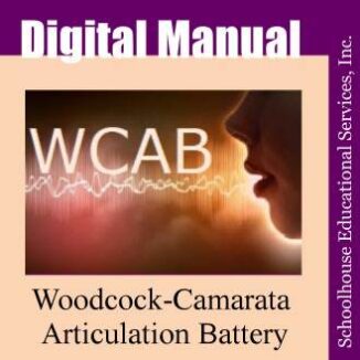 Product Image Woodcock Camarata Articulation Battery (WCAB) Manual