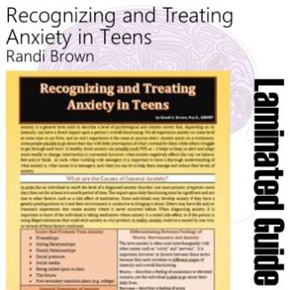 Classroom guide on recognizing and treating teenage anxiety image