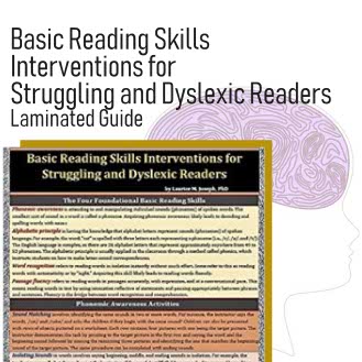 product image Dyslexia: Strategies, Supports and Interventions, 2nd Edition Laminated Guide Sandra Rief