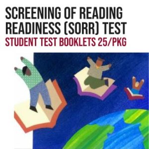 Screening of Reading Readiness Student Test Booklets