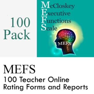 100 MEFS Teacher Online Forms and Reports Product Image