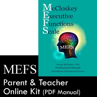 MEFS Parent Teacher Online Kit PDF Manual Product Image