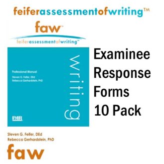 Feifer Assessment of Writing Examinee Response Forms Product Image