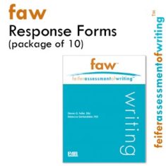 Feifer Assessment Of Writing Response Forms product image FAW