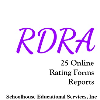 Reynolds Dyslexia Risk Assessment RDRA 25 Online Rating Form Reports
