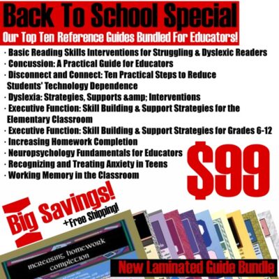 2023 Essential Laminated Reference Guides Bundle For Educators by Schoolhouse Educational Services