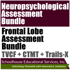 Neuropsychological Frontal Lobe Assessment Special Bundle image