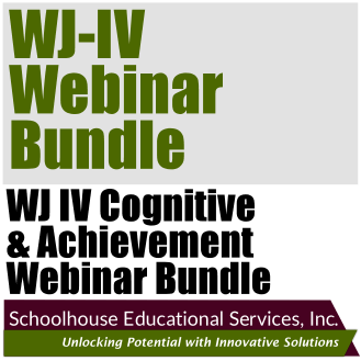 WJ IV Cognitive and WJ IV Achievement Training Webinar Bundle Offer Image