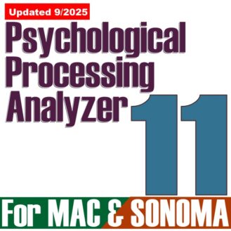 Psychological Processing Analyzer 11.0
