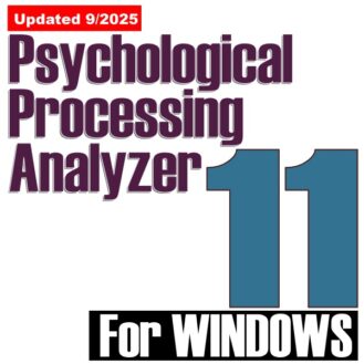Psychological Processing Analyzer 11.0