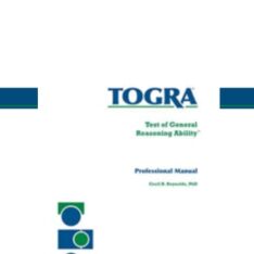 Test of General Reasoning Ability TOGRA product image