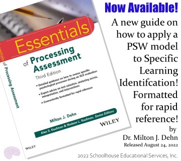 Essentials of Processsing Assessment 3rd Edition Dr. Milton Dehn product Image