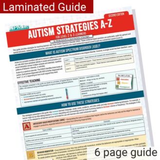 Autism Strategies A-Z for Level 2 & 3 Learners product image