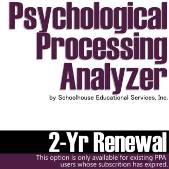 Psychological Processing Analyzer Renewal